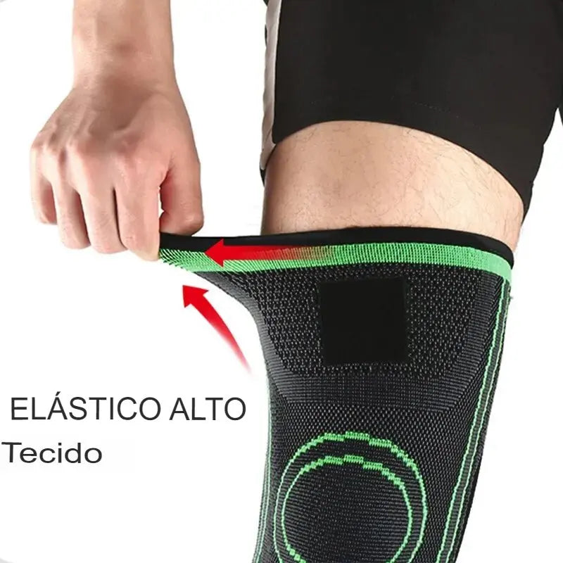 KneeFit Pro | Kit de Joelheiras Compressoras com Alças Ajustáveis para Corrida, Exercícios e Esportes