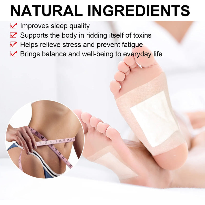 Natural Bamboo Ginger Foot Pads Deep Cleansing Foot Pads For Feet Care Improve Sleep Detoxification And Body Shaping