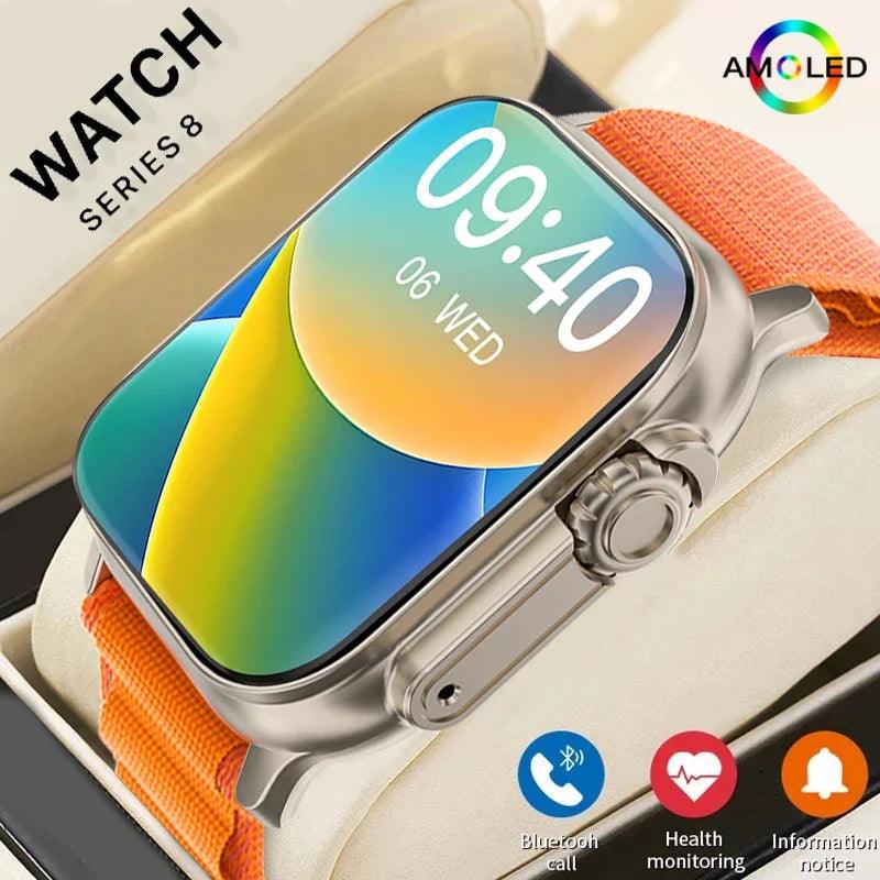 Smartwatch T800 Ultra 2: Tela AMOLED 2,3", NFC e Resistente à Água