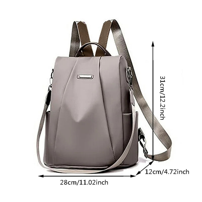 Oxford Ladies Anti-Theft Backpack | Mochila Feminina Casual e Versátil